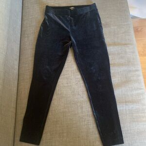 LOFT Classic Fleece Black Pants